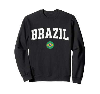 Brasil Brazilian Flag Brazil Travel T-Shirt - Unique Graphic for Adults - T-Shirt, Sweatshirt, Hoodie