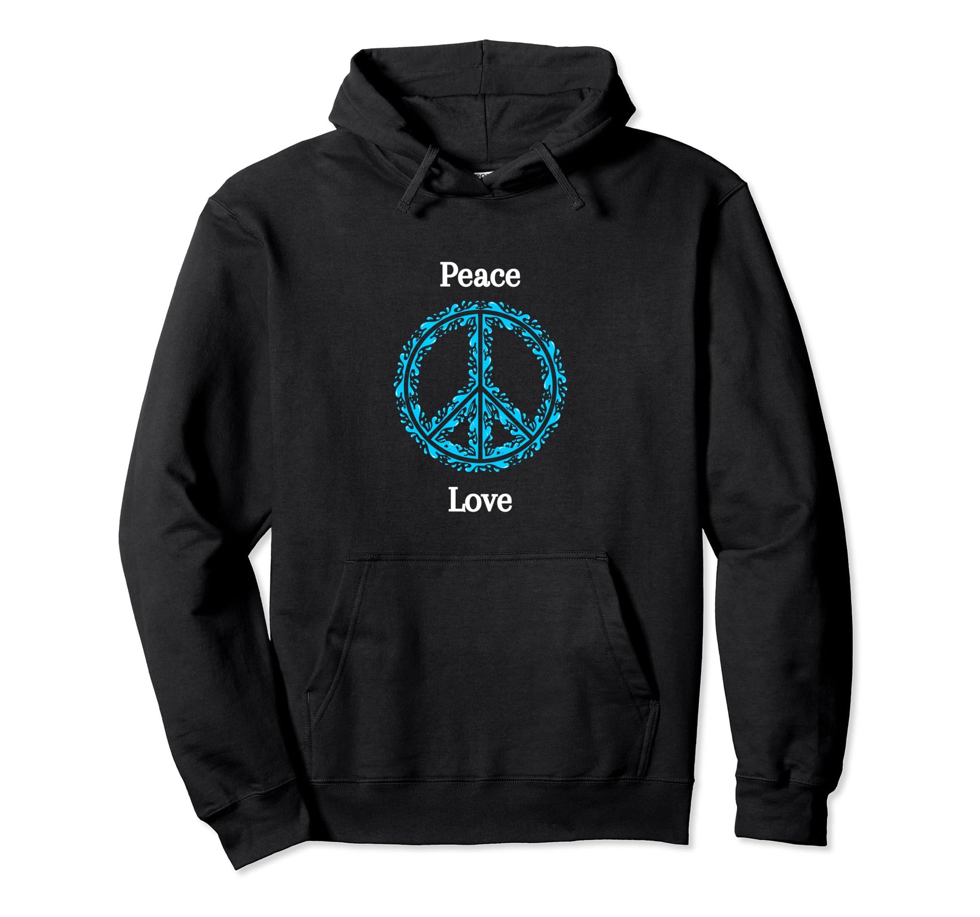 Peace Love Peace Love Hoodie - Fun Novelty Design Unisex - T-Shirt, Sweatshirt, Hoodie