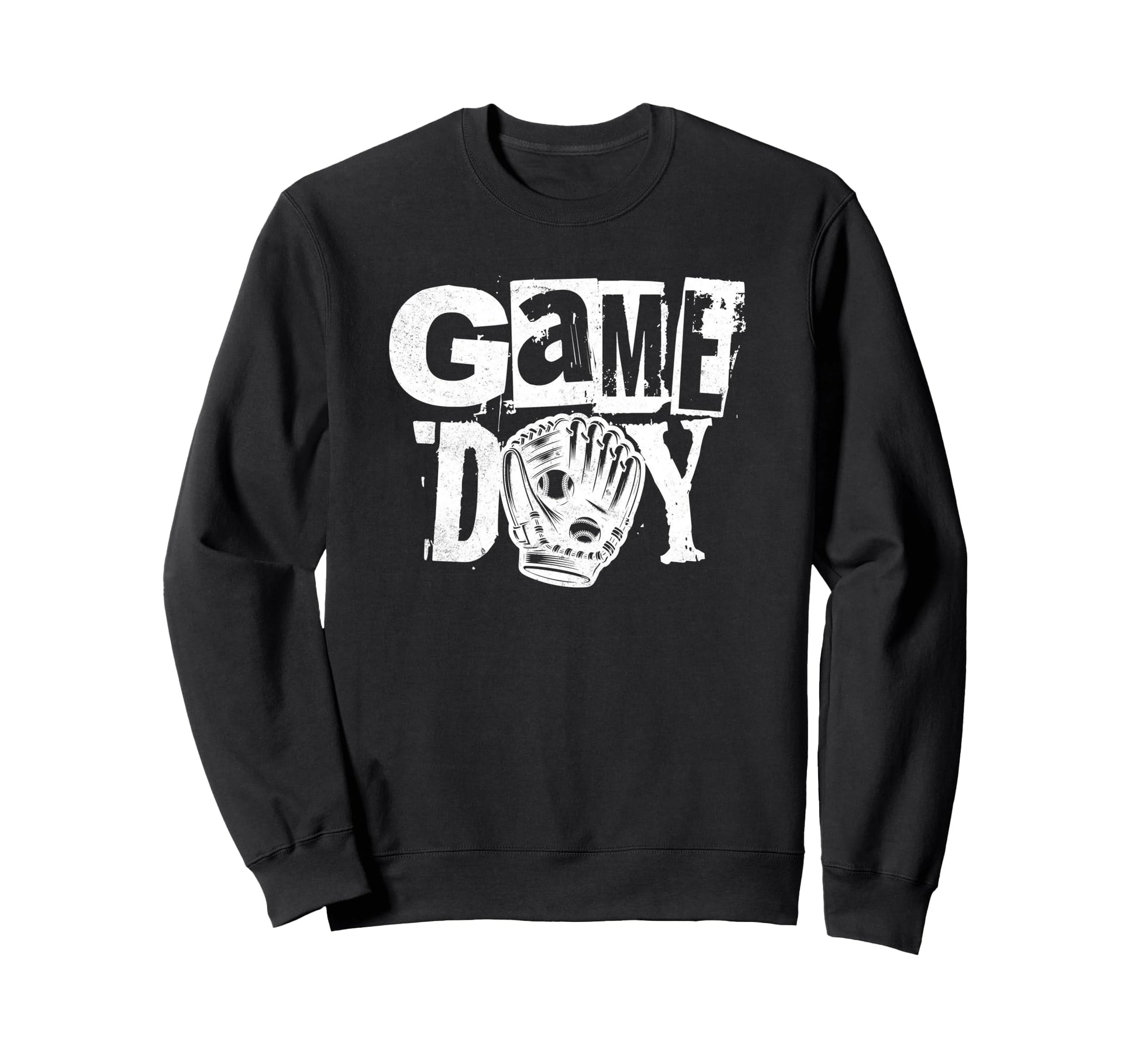 Grunge Baseball Heart Softball Mom Sweatshirt - Minimalist Print Men Women - T-Shirt, Sweatshirt, Hoodie