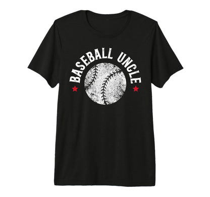 Mens Proud Baseball Uncle Baseball T-Shirt - Novelty Apparel for Adults - T-Shirt, Sweatshirt, Hoodie