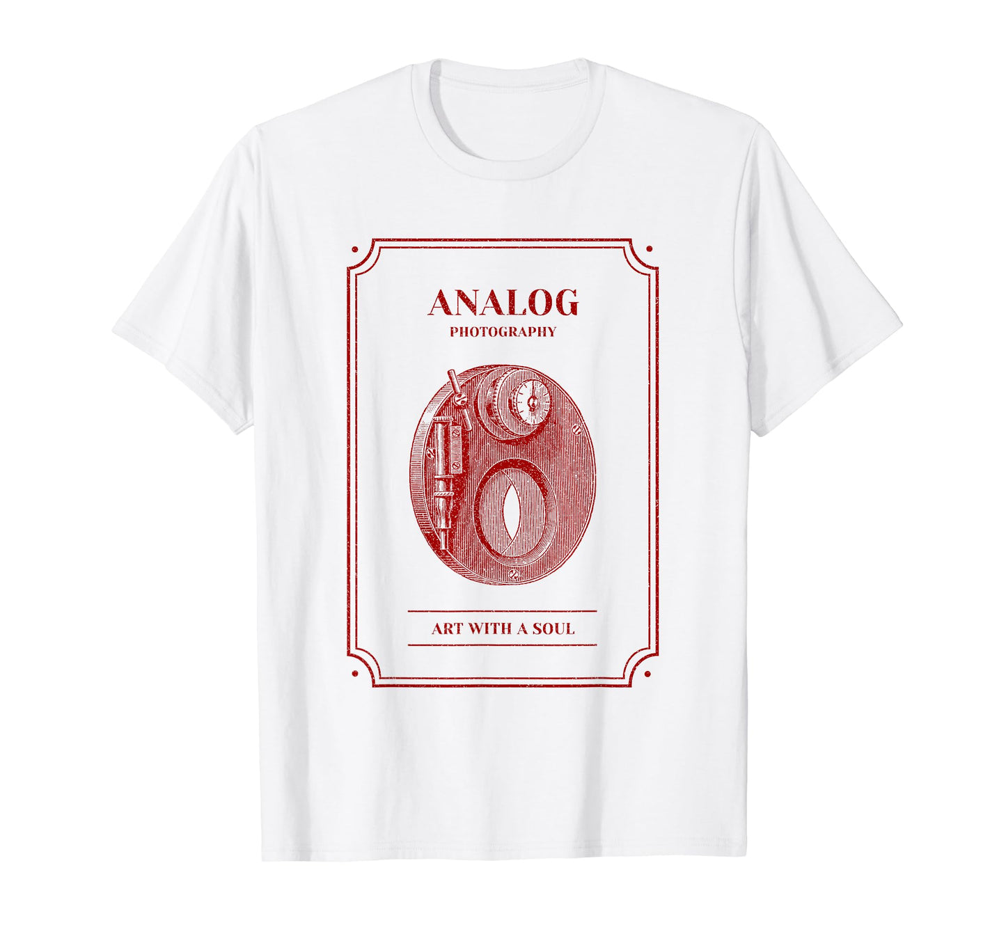 Analog Photography Art Soul Camera T-Shirt - Novelty Apparel for Adults - T-Shirt, Sweatshirt, Hoodie