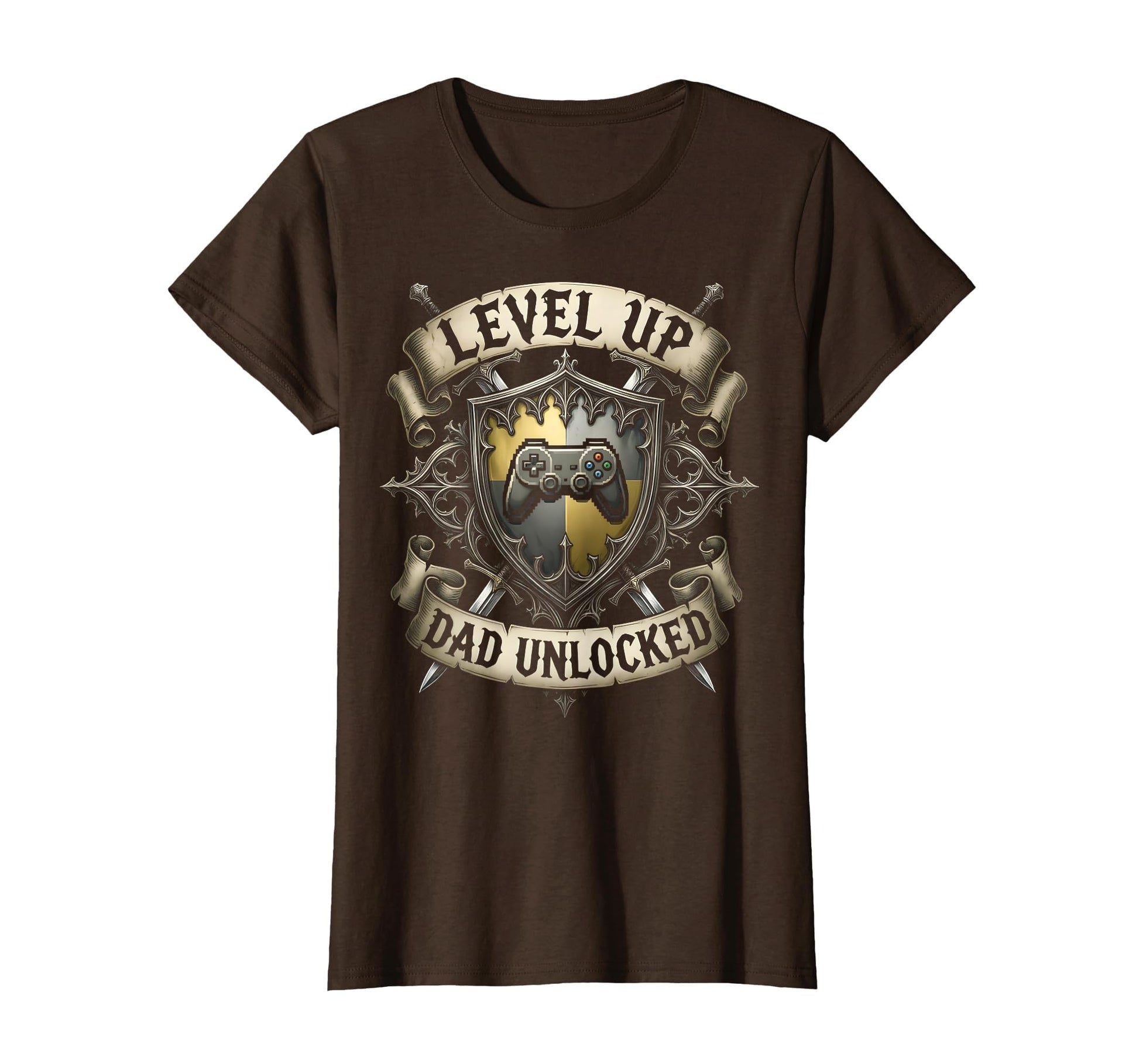 Level Up Dad Unlocked Fathers Day Gaming T-Shirt - Unique Graphic Unisex - T-Shirt, Sweatshirt, Hoodie