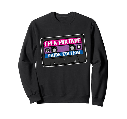 Im Mixtape Bisexual Pride Sweatshirt - Casual Everyday Wear Men Women - T-Shirt, Sweatshirt, Hoodie