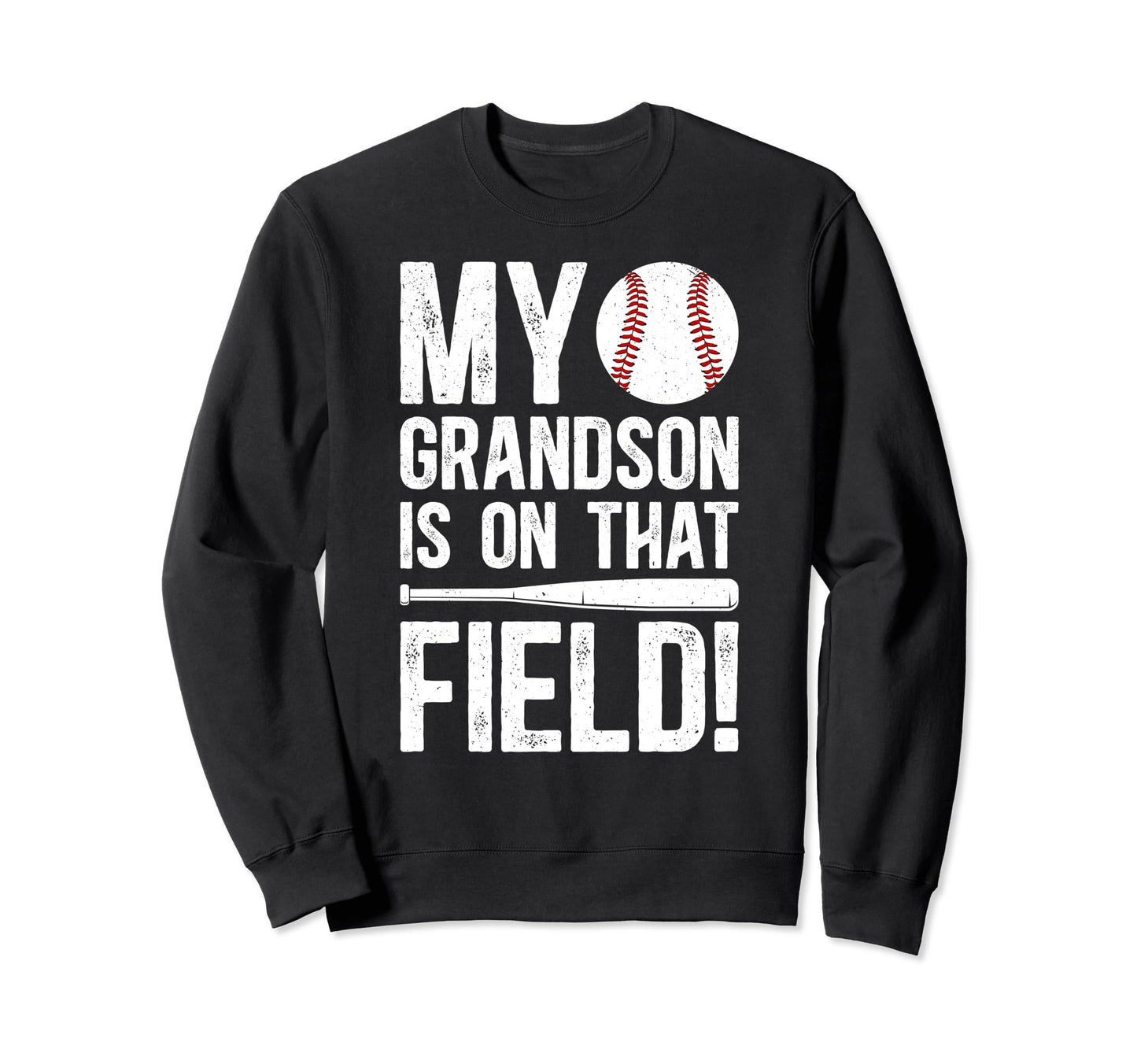 That Field Baseball Grandpa Sweatshirt - Aesthetic Graphic for Adults - T-Shirt, Sweatshirt, Hoodie