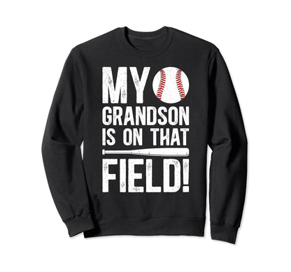 That Field Baseball Grandpa Sweatshirt - Aesthetic Graphic for Adults - T-Shirt, Sweatshirt, Hoodie