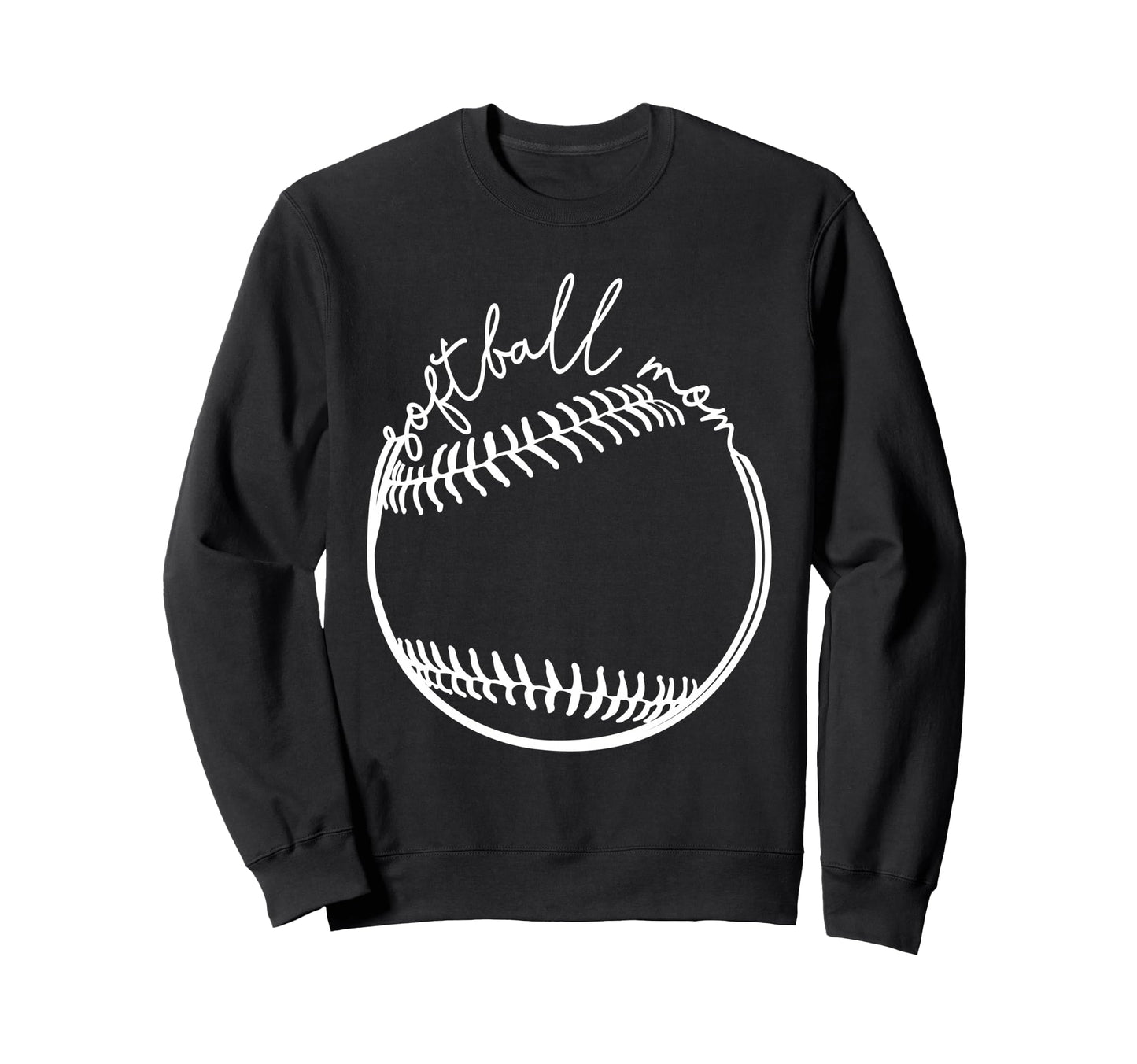 Softball Mom Game Day Funny Sweatshirt - Novelty Apparel for Adults - T-Shirt, Sweatshirt, Hoodie