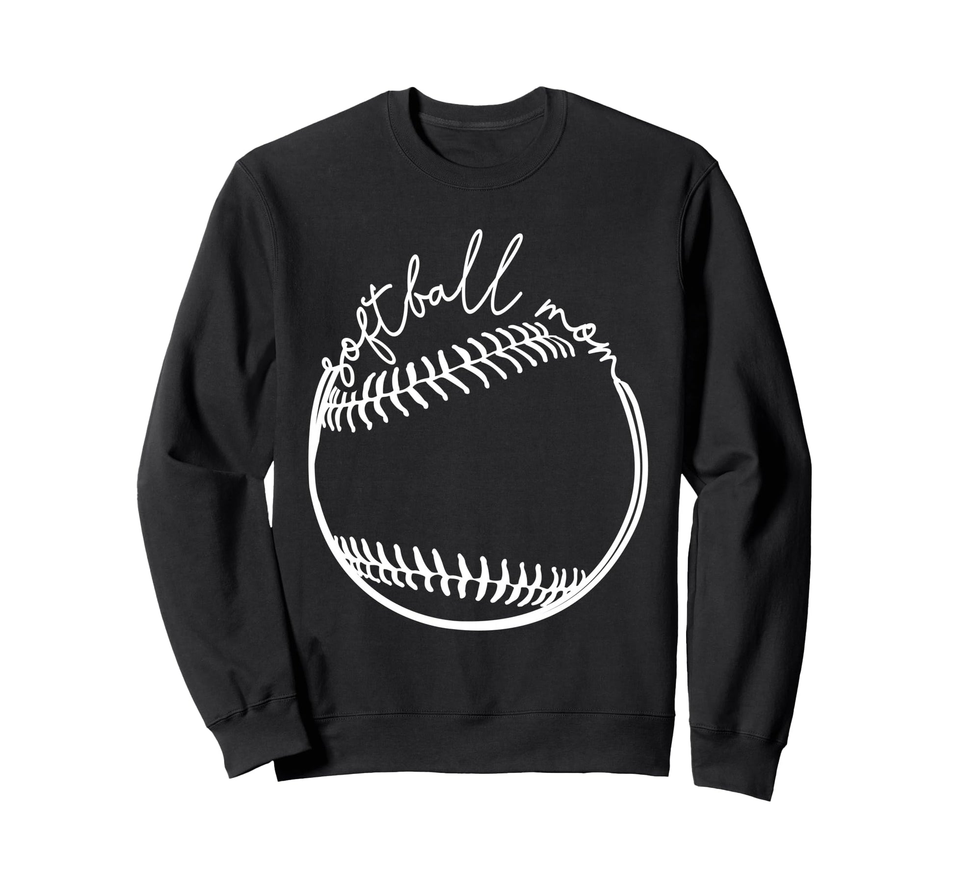 Softball Mom Game Day Funny Sweatshirt - Novelty Apparel for Adults - T-Shirt, Sweatshirt, Hoodie