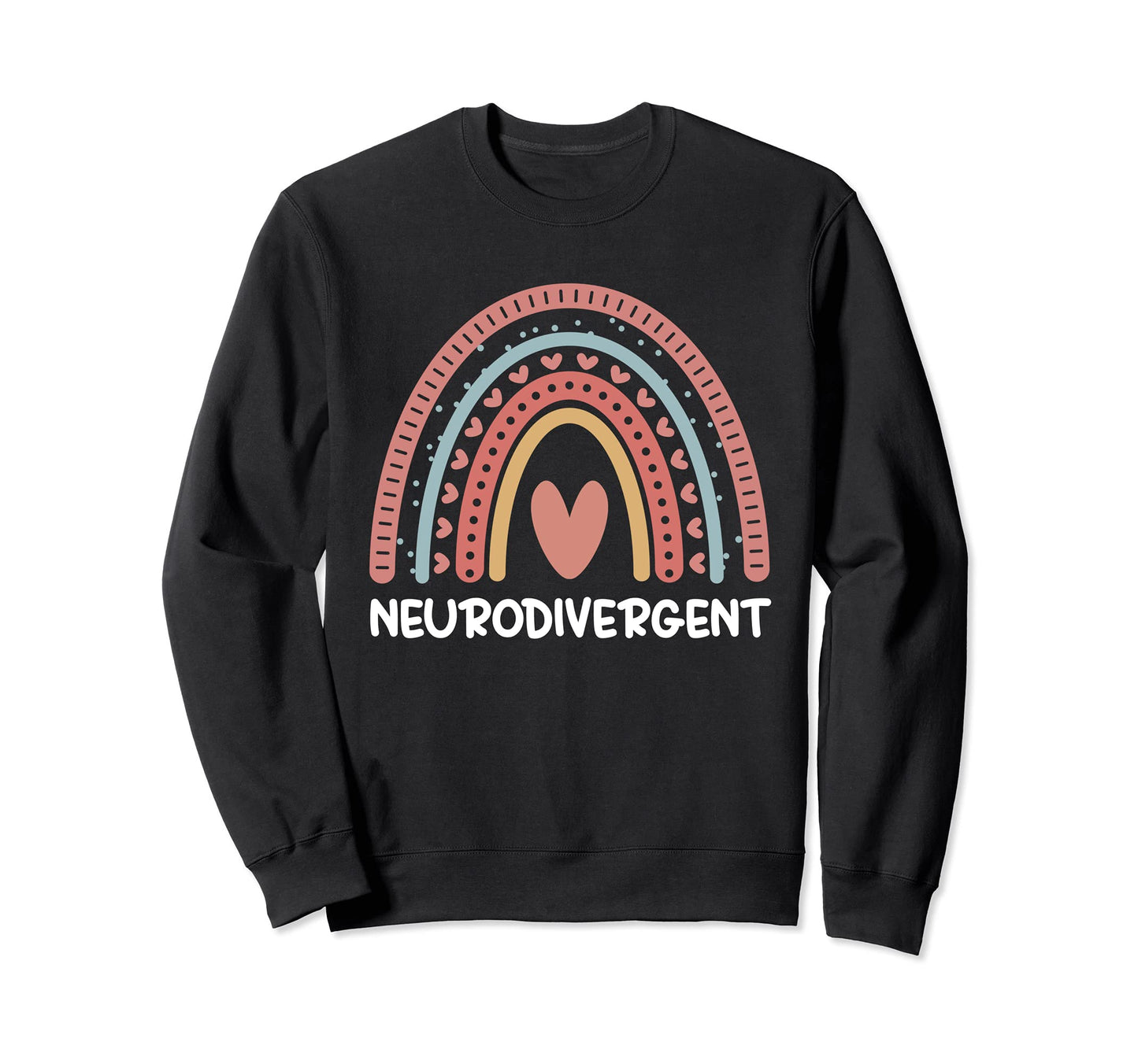 Neurodivergent Neurodiversity Sweatshirt - Custom Art Print for Adults - T-Shirt, Sweatshirt, Hoodie