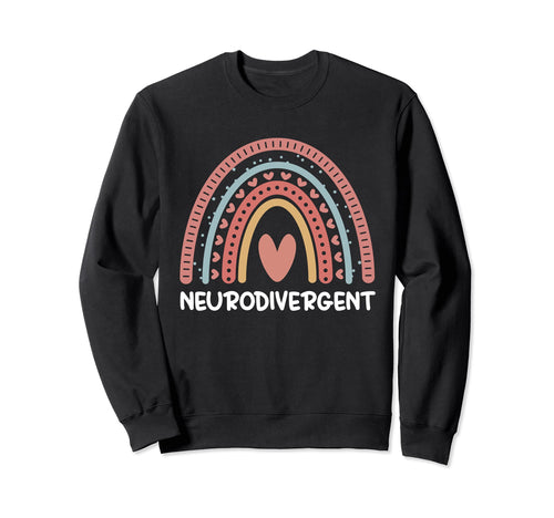 Neurodivergent Neurodiversity Sweatshirt - Custom Art Print for Adults - T-Shirt, Sweatshirt, Hoodie