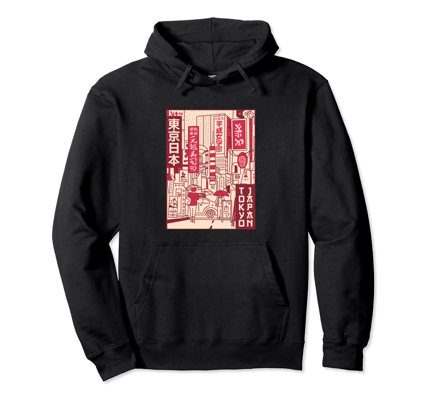 Tokyo Japan Street Lofi Japanese Hoodie - Casual Everyday Wear Unisex - T-Shirt, Sweatshirt, Hoodie