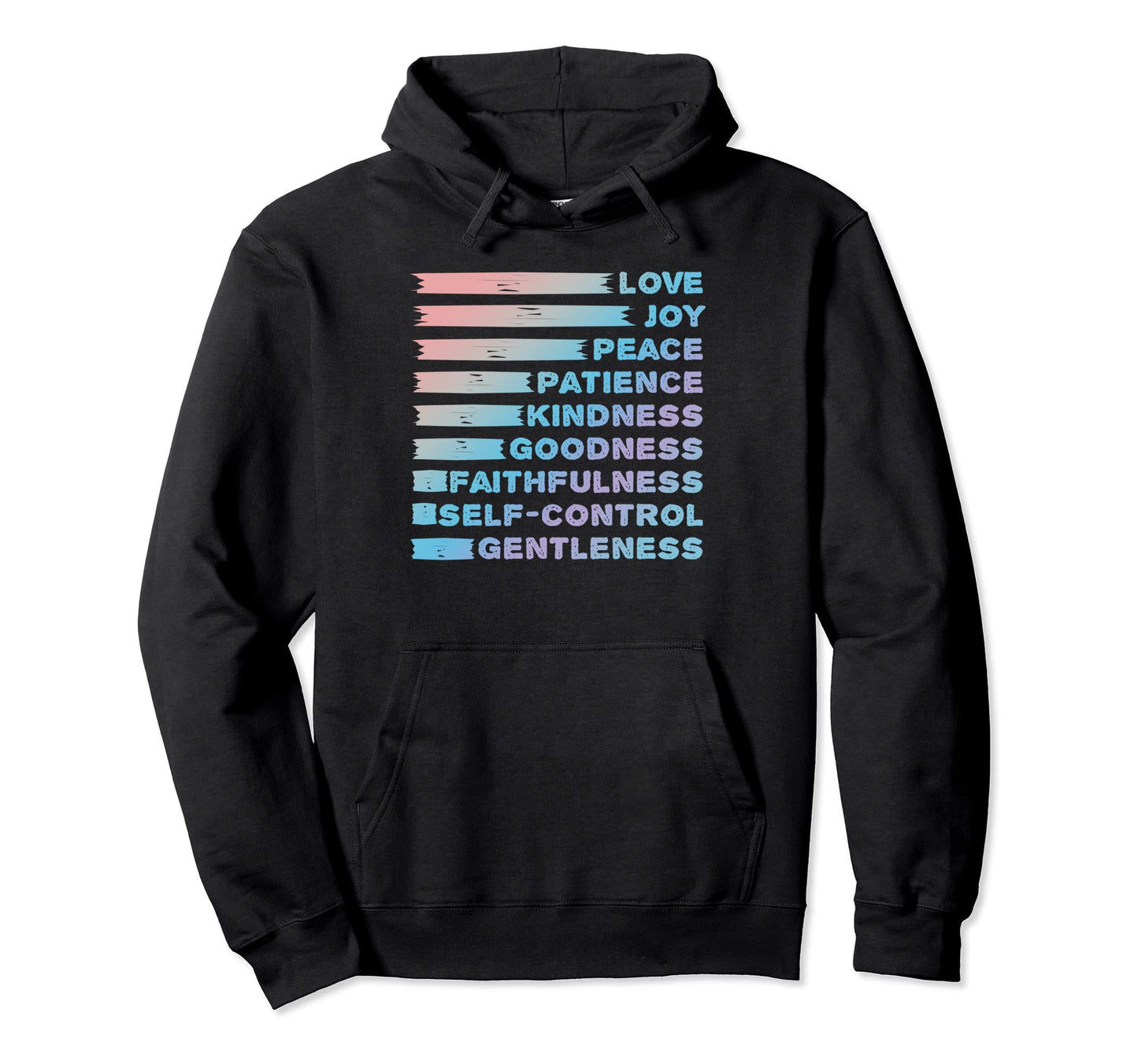 Fruit Spirit Christian Bible Verse Hoodie - Custom Art Print Men Women - T-Shirt, Sweatshirt, Hoodie