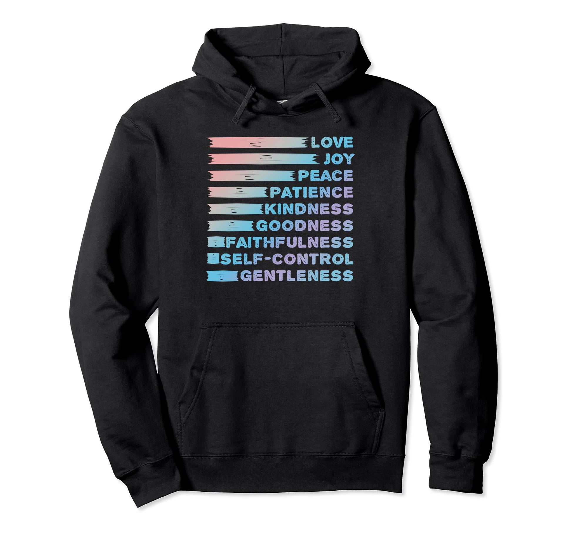 Fruit Spirit Christian Bible Verse Hoodie - Custom Art Print Men Women - T-Shirt, Sweatshirt, Hoodie