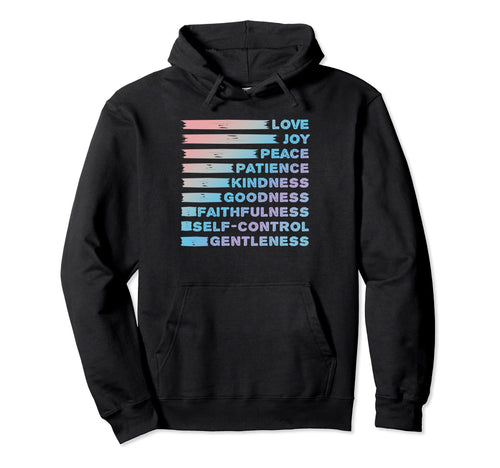 Fruit Spirit Christian Bible Verse Hoodie - Custom Art Print Men Women - T-Shirt, Sweatshirt, Hoodie