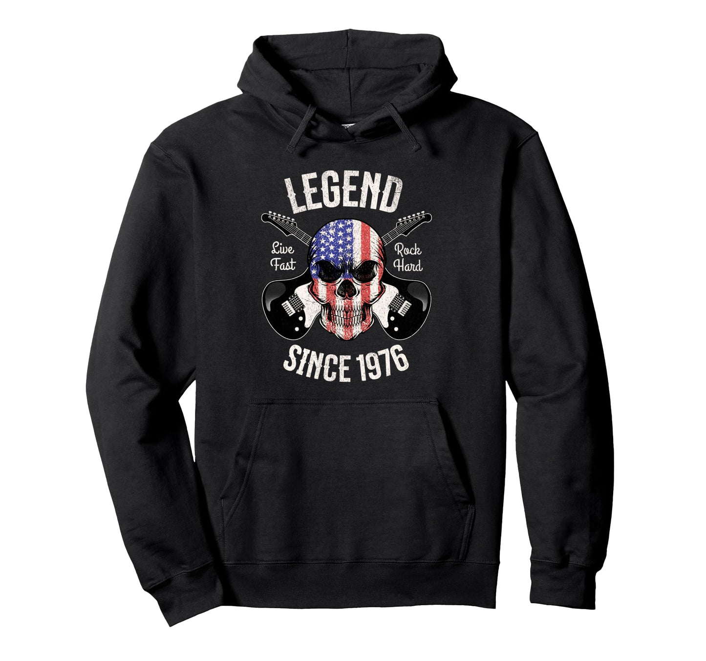 50Th Birthday Guitar Legend Rock And Hoodie - Fun Novelty Design Unisex - T-Shirt, Sweatshirt, Hoodie