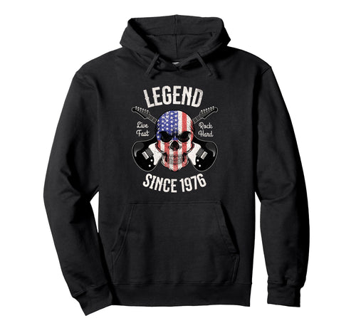 50Th Birthday Guitar Legend Rock And Hoodie - Fun Novelty Design Unisex - T-Shirt, Sweatshirt, Hoodie