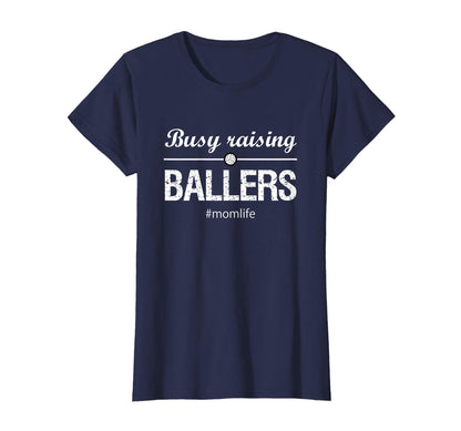 Womens Volleyball Mom Busy Raising T-Shirt - Unique Graphic Men Women - T-Shirt, Sweatshirt, Hoodie