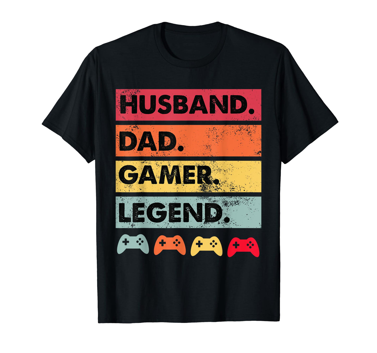 Gamer Husband Dad Fathers Day Video T-Shirt - Novelty Apparel for Adults - T-Shirt, Sweatshirt, Hoodie