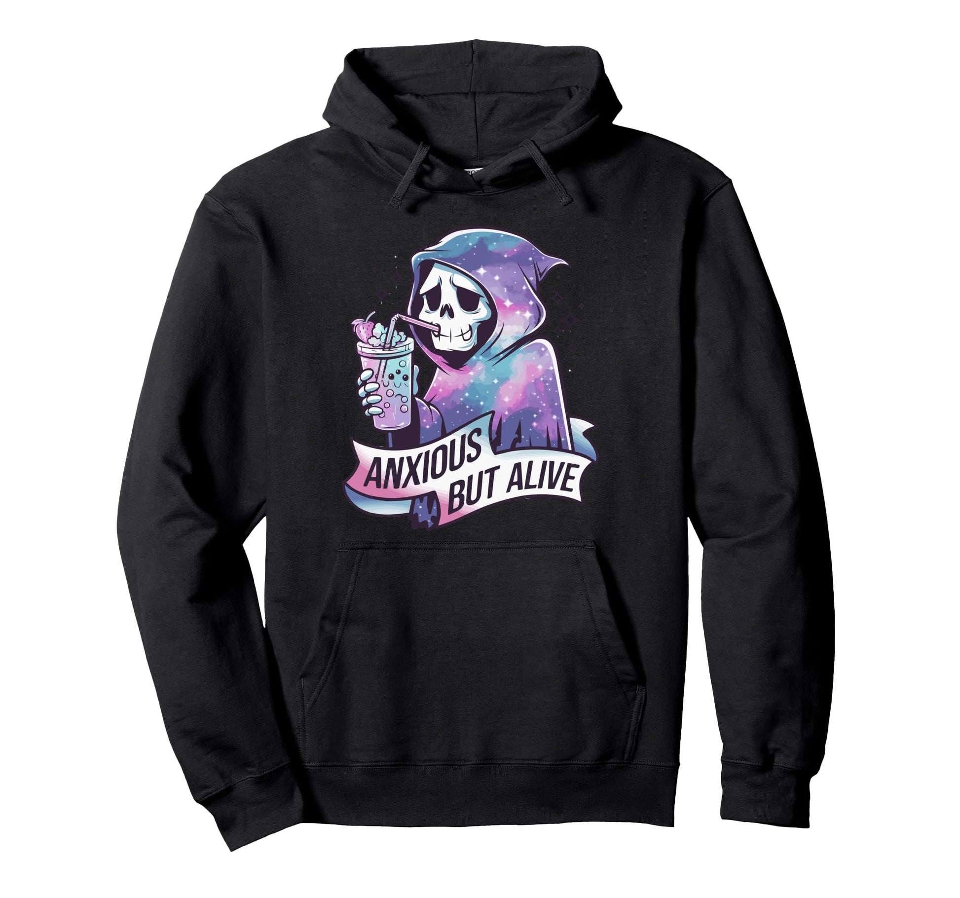 Pastel Goth Anime Manga Vaporwave Sweatshirt - Unique Graphic for Adults - T-Shirt, Sweatshirt, Hoodie