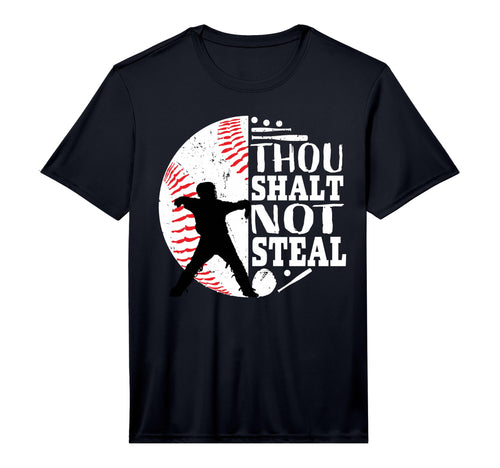 Funny Thou Shalt Not Steal Baseball T-Shirt - Minimalist Print for Adults - T-Shirt, Sweatshirt, Hoodie