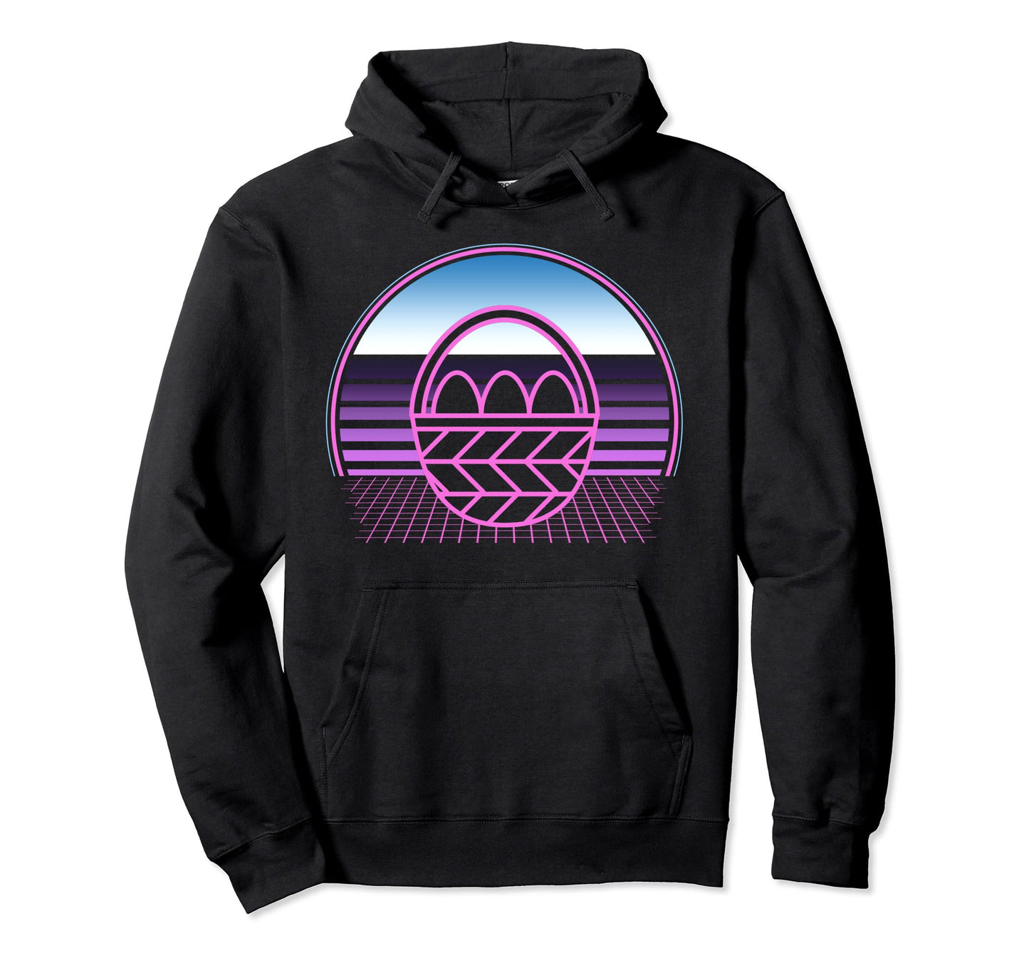 Easter 80S Vaporwave Aesthetic Hoodie - Minimalist Print for Adults - T-Shirt, Sweatshirt, Hoodie