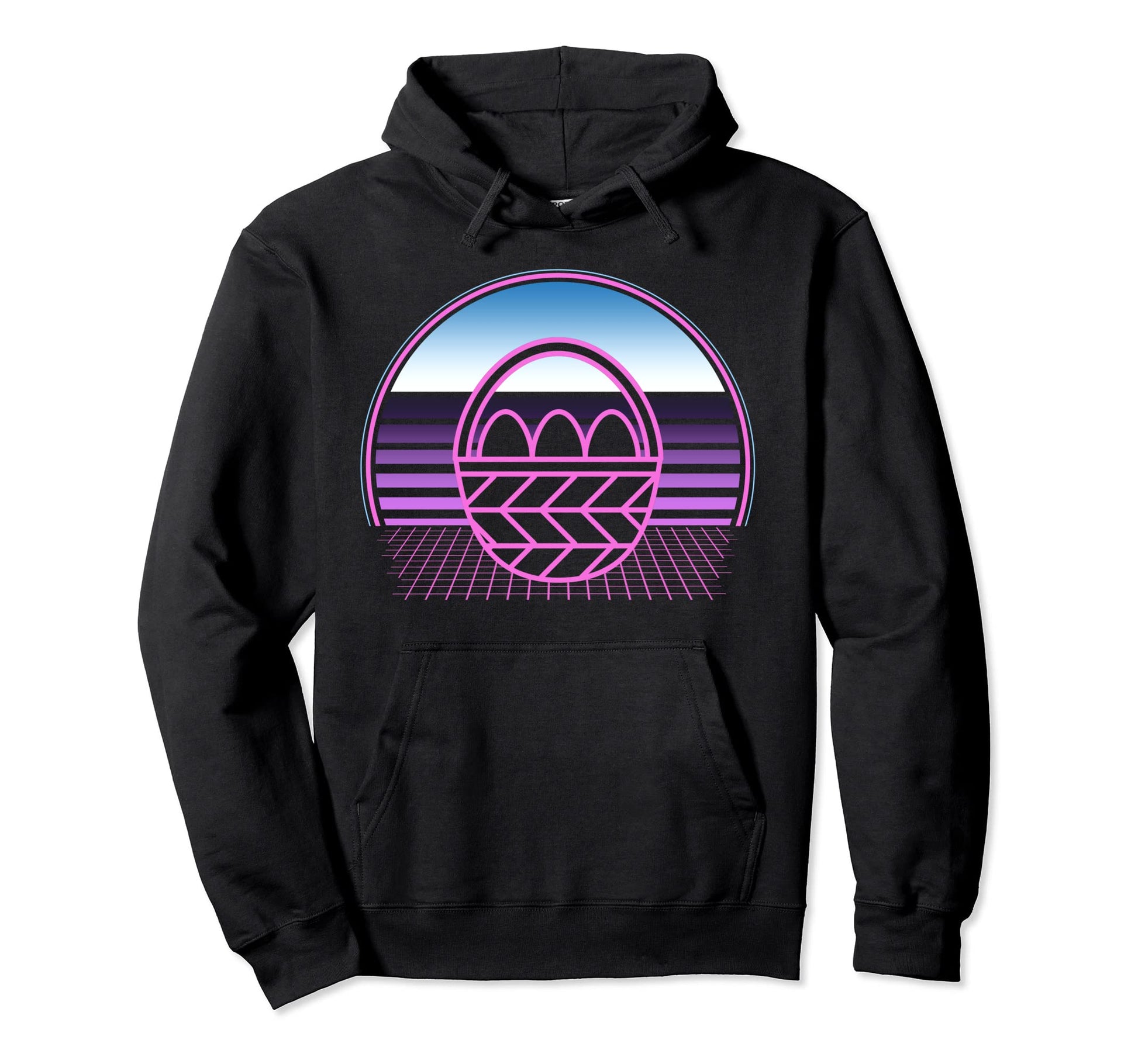 Easter 80S Vaporwave Aesthetic Hoodie - Minimalist Print for Adults - T-Shirt, Sweatshirt, Hoodie