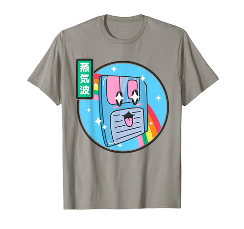 Floppy Disk Kawaii Rainbow Anime T-Shirt - Novelty Apparel Unisex - T-Shirt, Sweatshirt, Hoodie