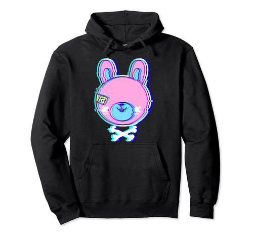 Kawaii Goth Bunny Creepy Pastel Goth Hoodie - Casual Everyday Wear Unisex - T-Shirt, Sweatshirt, Hoodie