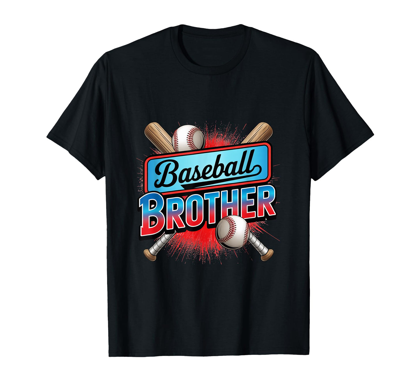 Baseball Brother Bats And Balls T-Shirt - Novelty Apparel for Adults - T-Shirt, Sweatshirt, Hoodie