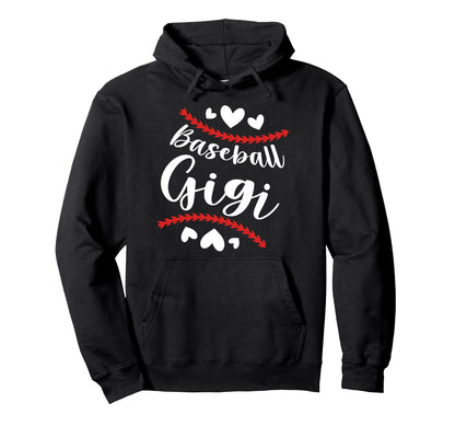 Baseball Gigi Grandma Proud Gigi Baseball Hoodie - Graphic Print Unisex - T-Shirt, Sweatshirt, Hoodie