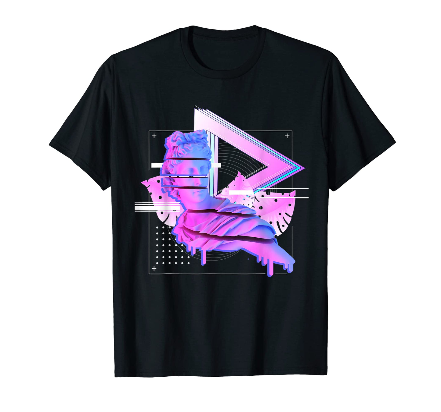 Greek Statue Vaporwave Retrowave T-Shirt - Aesthetic Graphic Men Women - T-Shirt, Sweatshirt, Hoodie