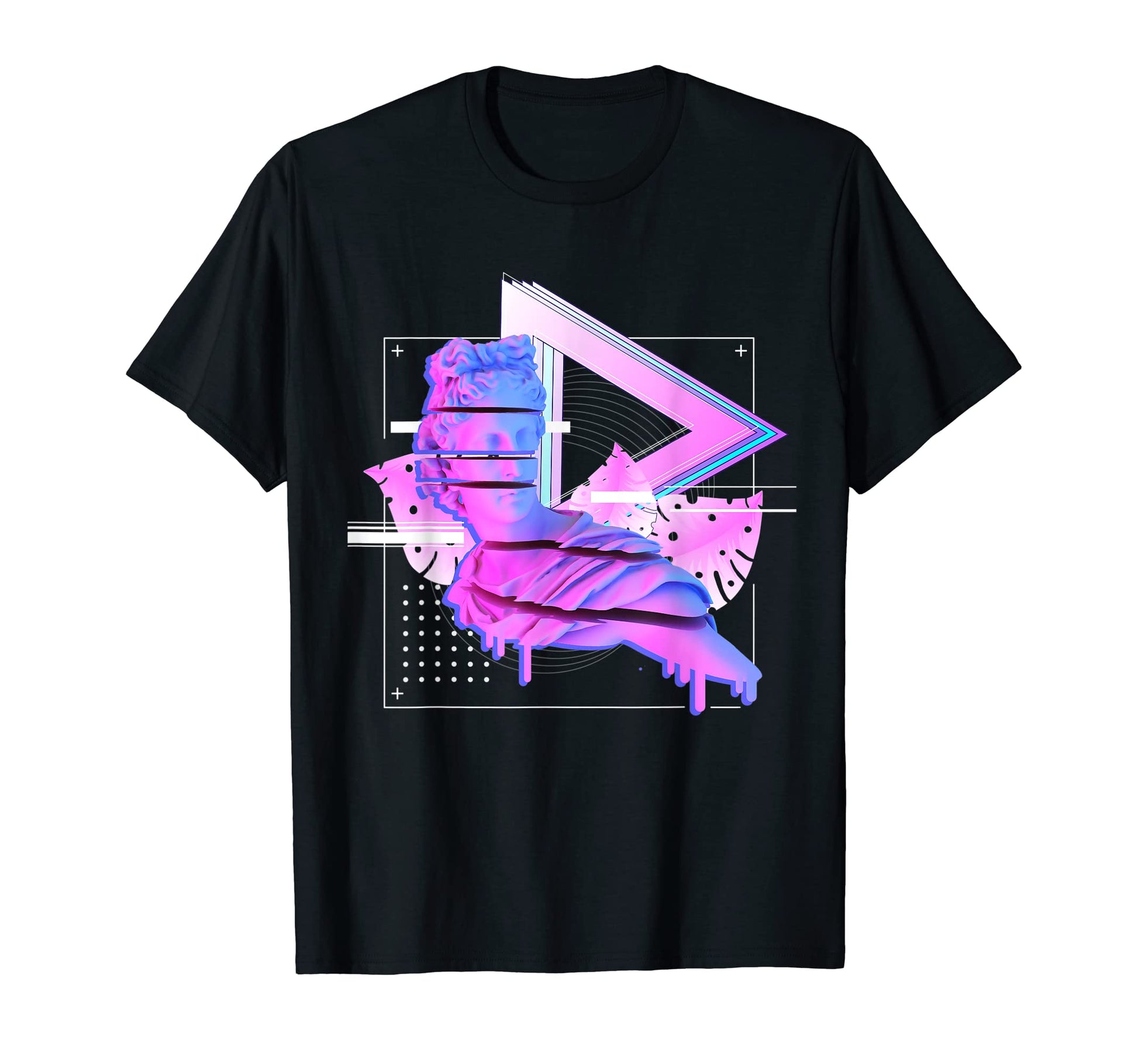 Greek Statue Vaporwave Retrowave T-Shirt - Aesthetic Graphic Men Women - T-Shirt, Sweatshirt, Hoodie