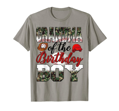 Grandma Birthday Baseball Birthday T-Shirt - Fun Novelty Design Men Women - T-Shirt, Sweatshirt, Hoodie