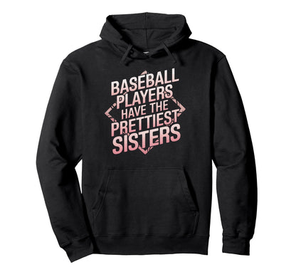 Funny Baseball Big Sister Baseball Hoodie - Unique Graphic for Adults - T-Shirt, Sweatshirt, Hoodie