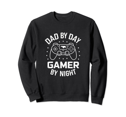 Dad Day Gamer Night Fathers Day Sweatshirt - Graphic Print for Adults - T-Shirt, Sweatshirt, Hoodie