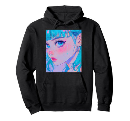 Anime Vaporwave Egirl Aesthetic Hoodie - Casual Everyday Wear Unisex - T-Shirt, Sweatshirt, Hoodie