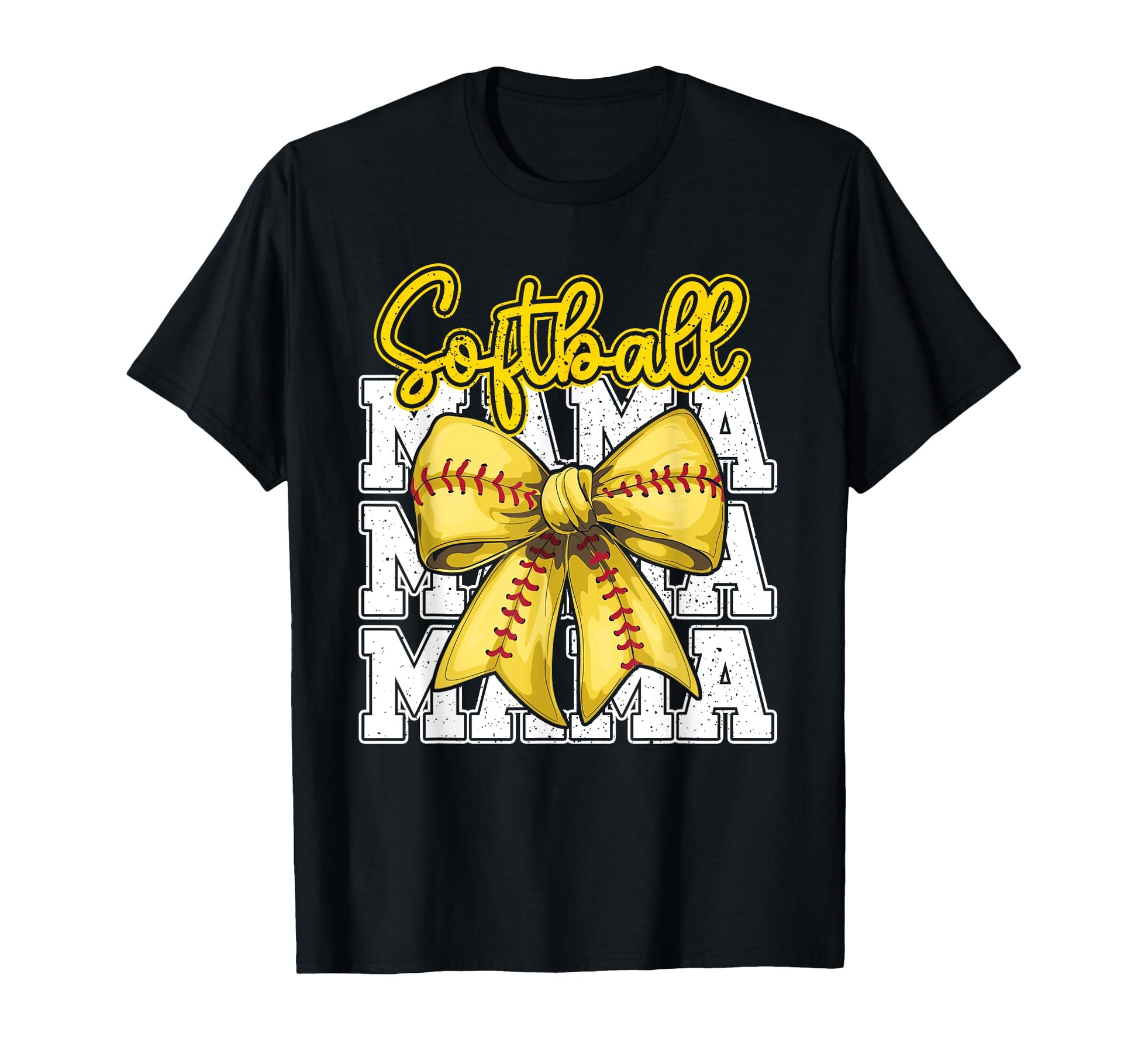 Softball Mama Coquette Bow Sport Mom T-Shirt - Aesthetic Graphic Men Women - T-Shirt, Sweatshirt, Hoodie