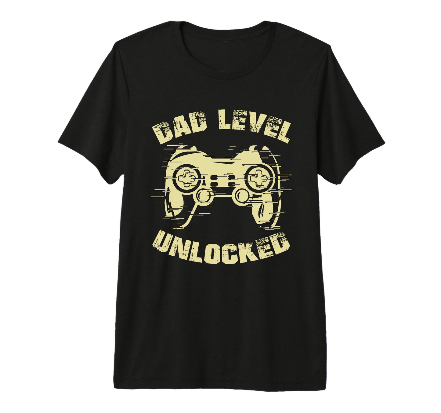 Dad Level Unlocked Gaming Controller T-Shirt - Streetwear Style for Adults - T-Shirt, Sweatshirt, Hoodie