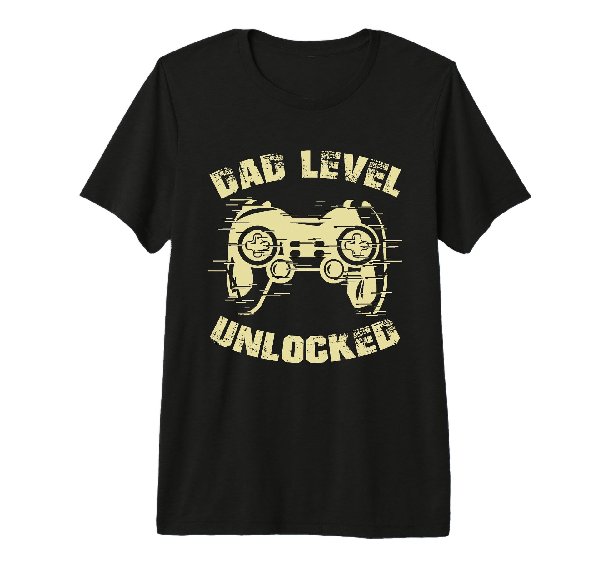 Dad Level Unlocked Gaming Controller T-Shirt - Streetwear Style for Adults - T-Shirt, Sweatshirt, Hoodie