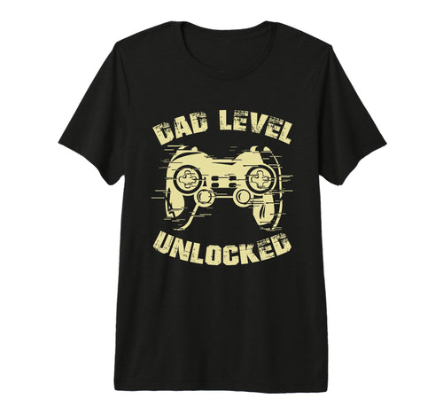 Dad Level Unlocked Gaming Controller T-Shirt - Streetwear Style for Adults - T-Shirt, Sweatshirt, Hoodie