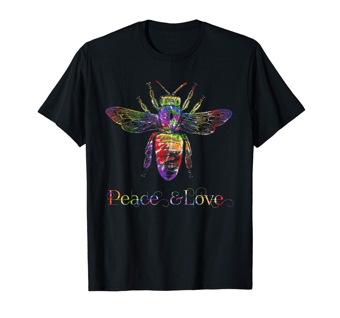 Apiologist Hippie Tie Dye Bee Sweatshirt - Casual Everyday Wear Men Women - T-Shirt, Sweatshirt, Hoodie