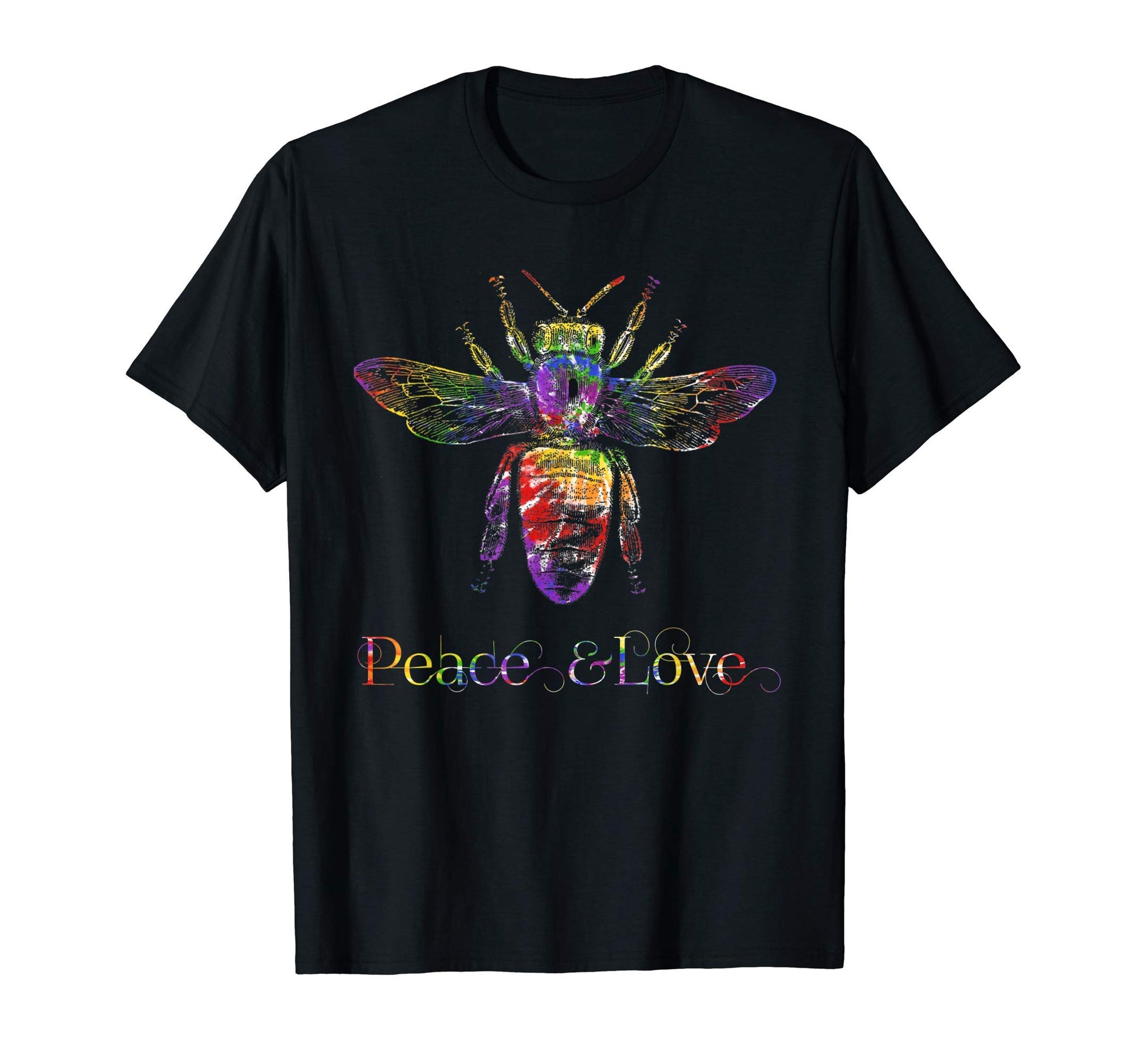 Apiologist Hippie Tie Dye Bee Sweatshirt - Casual Everyday Wear Men Women - T-Shirt, Sweatshirt, Hoodie