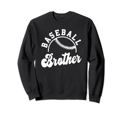 Baseball Brother Matching Baseball Sweatshirt - Novelty Apparel Unisex - T-Shirt, Sweatshirt, Hoodie