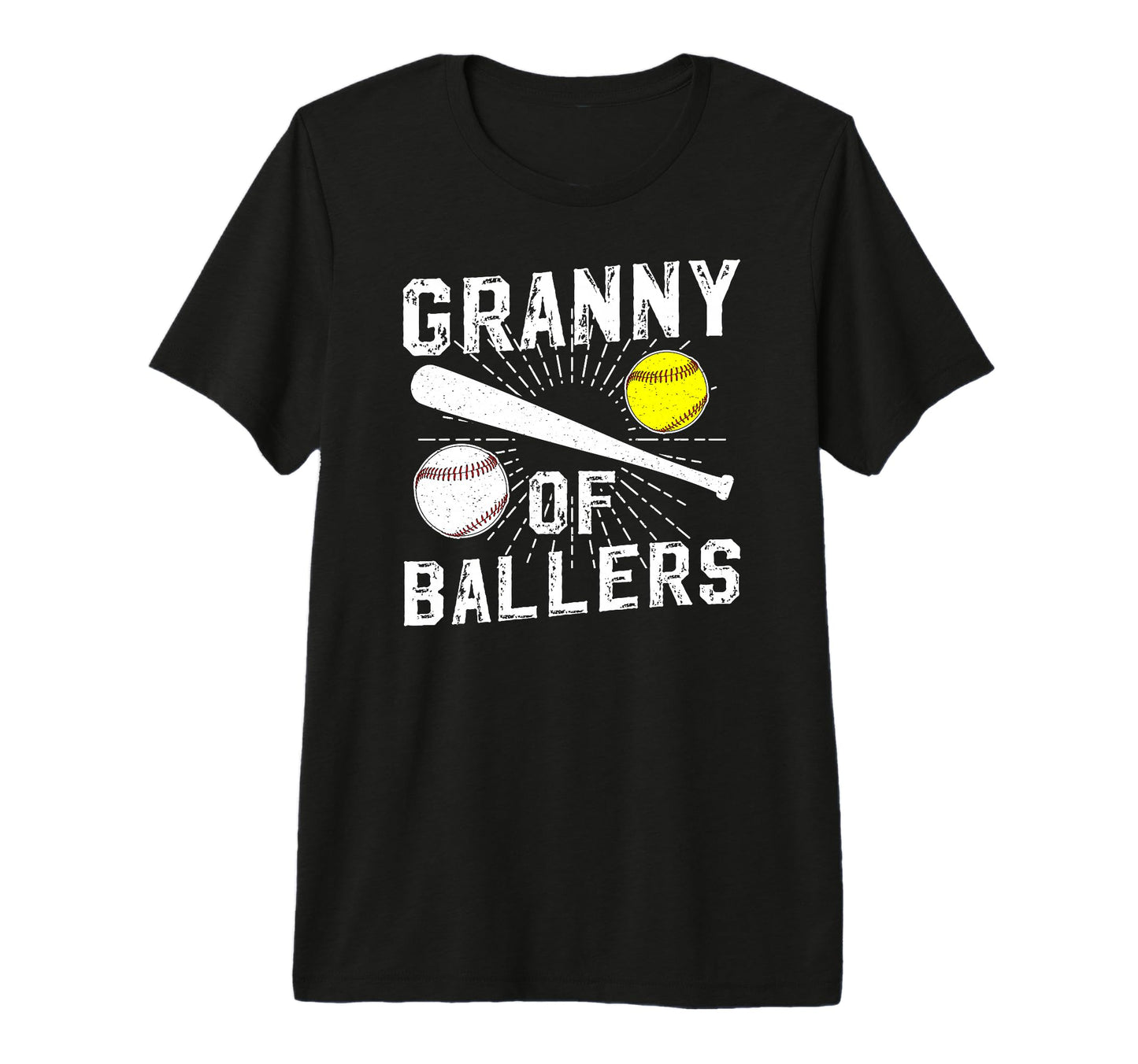 Granny Ballers Baseball Softball T-Shirt - Casual Everyday Wear Unisex - T-Shirt, Sweatshirt, Hoodie