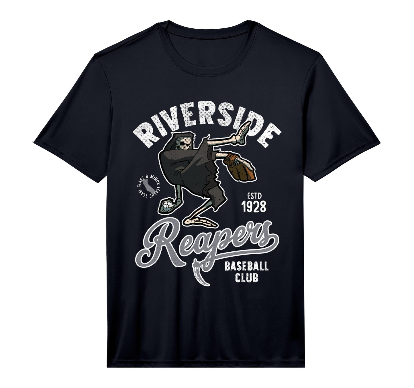 Riverside Grim Reapers Minor League T-Shirt - Trendy Graphic Men Women - T-Shirt, Sweatshirt, Hoodie