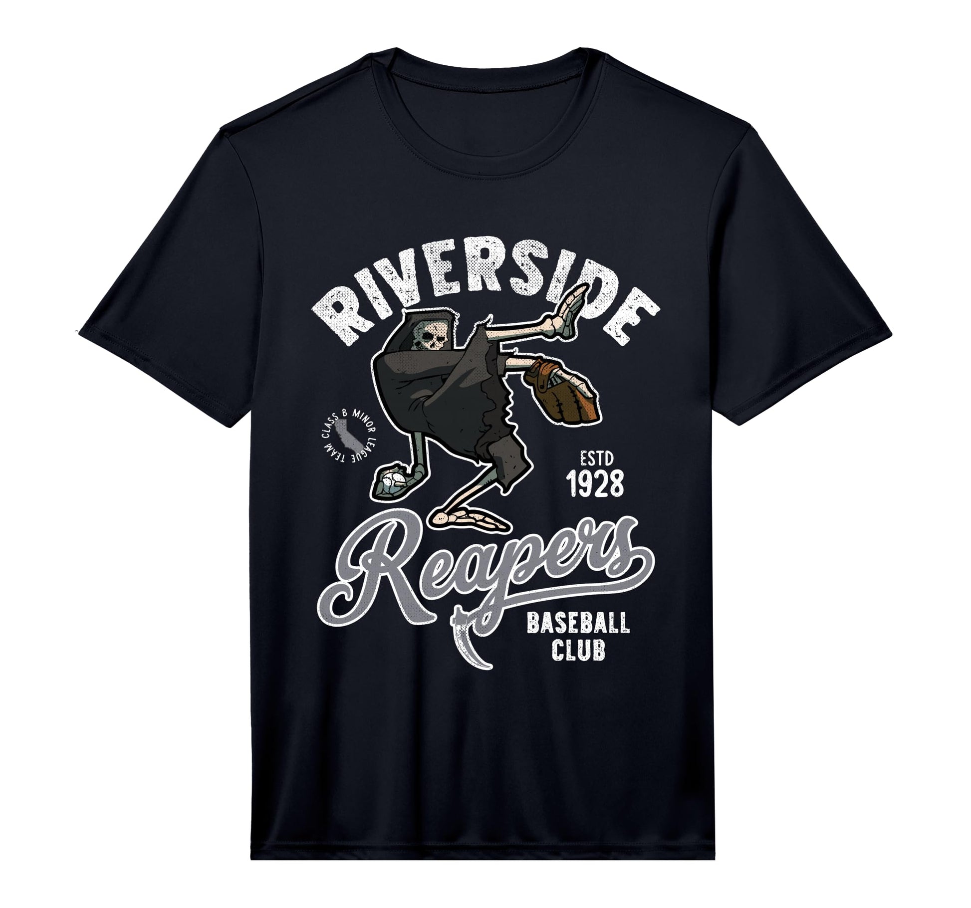 Riverside Grim Reapers Minor League T-Shirt - Trendy Graphic Men Women - T-Shirt, Sweatshirt, Hoodie