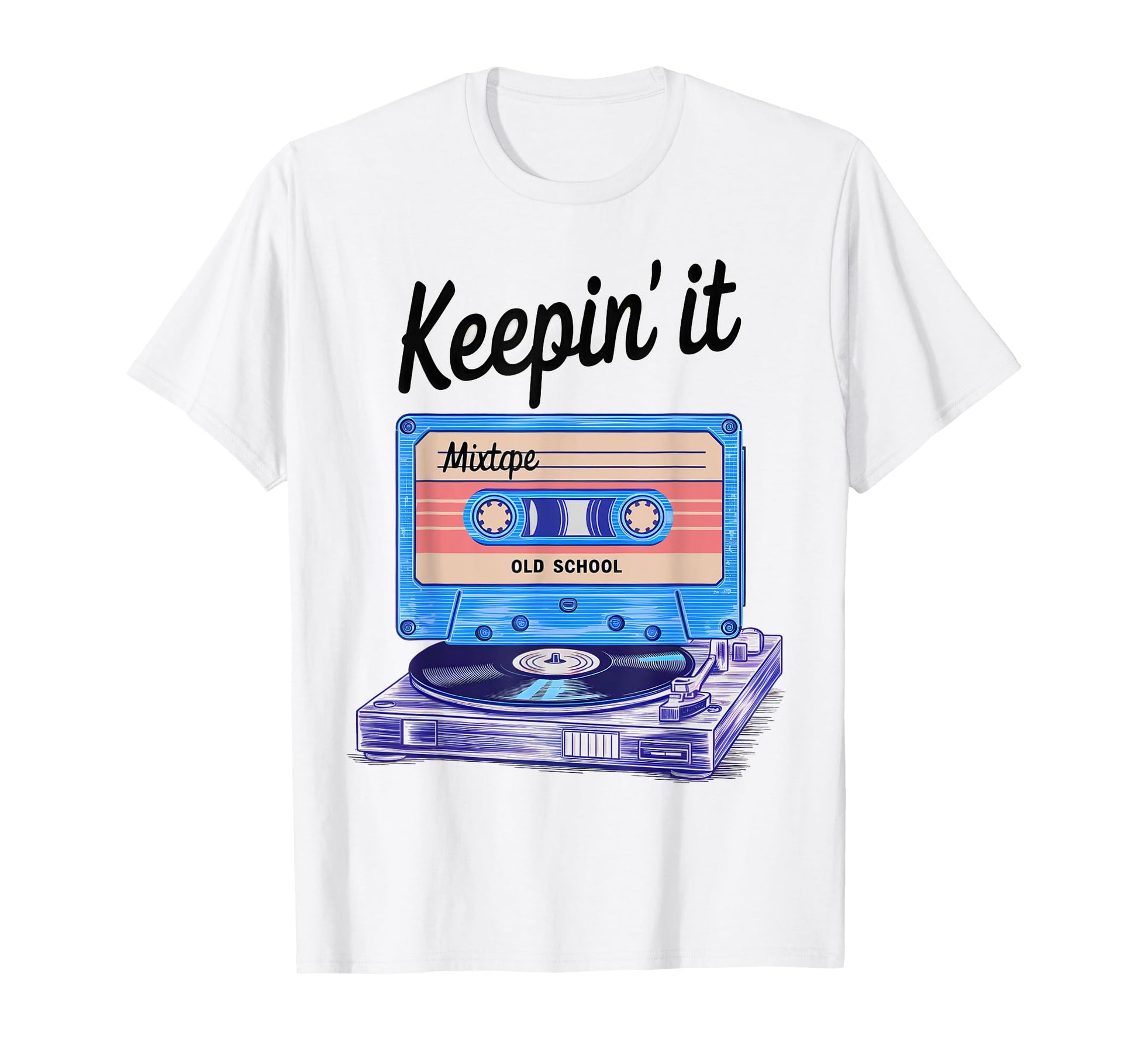 Old School Hip Hop 80S 90S T-Shirt - Fun Novelty Design for Adults - T-Shirt, Sweatshirt, Hoodie