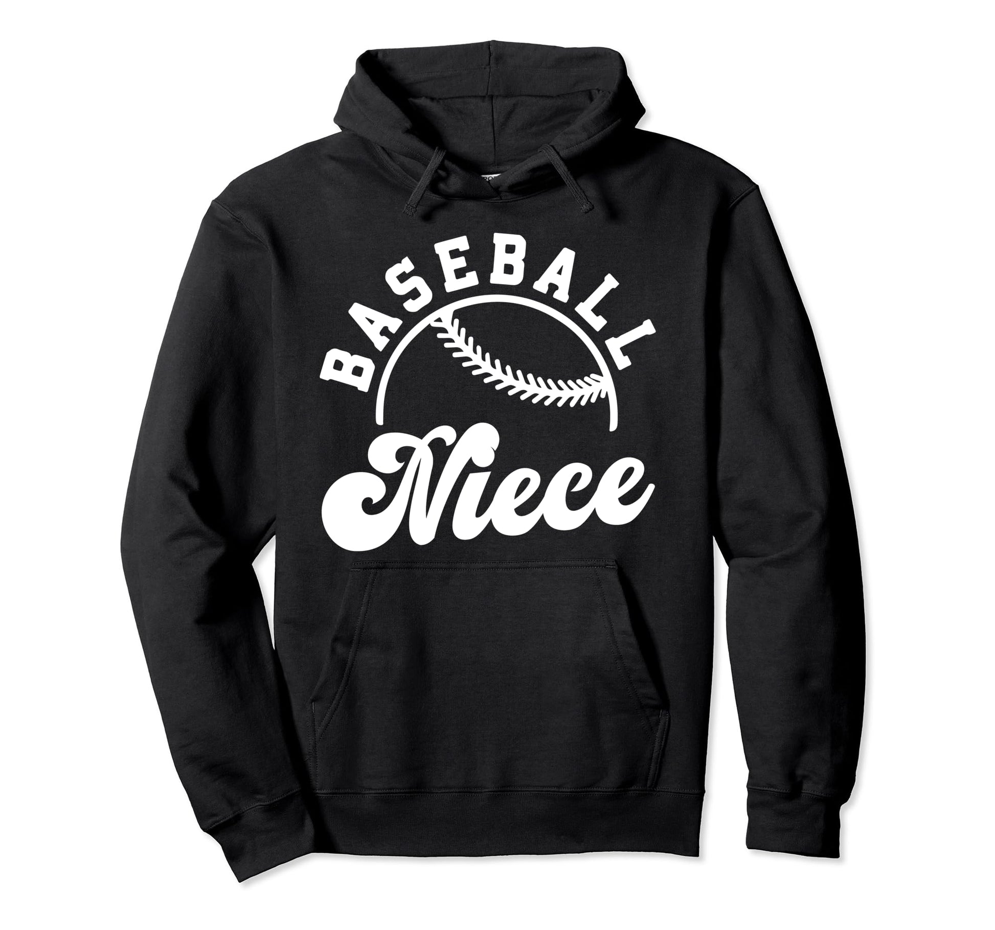 Baseball Niece Matching Baseball Hoodie - Fun Novelty Design for Adults - T-Shirt, Sweatshirt, Hoodie
