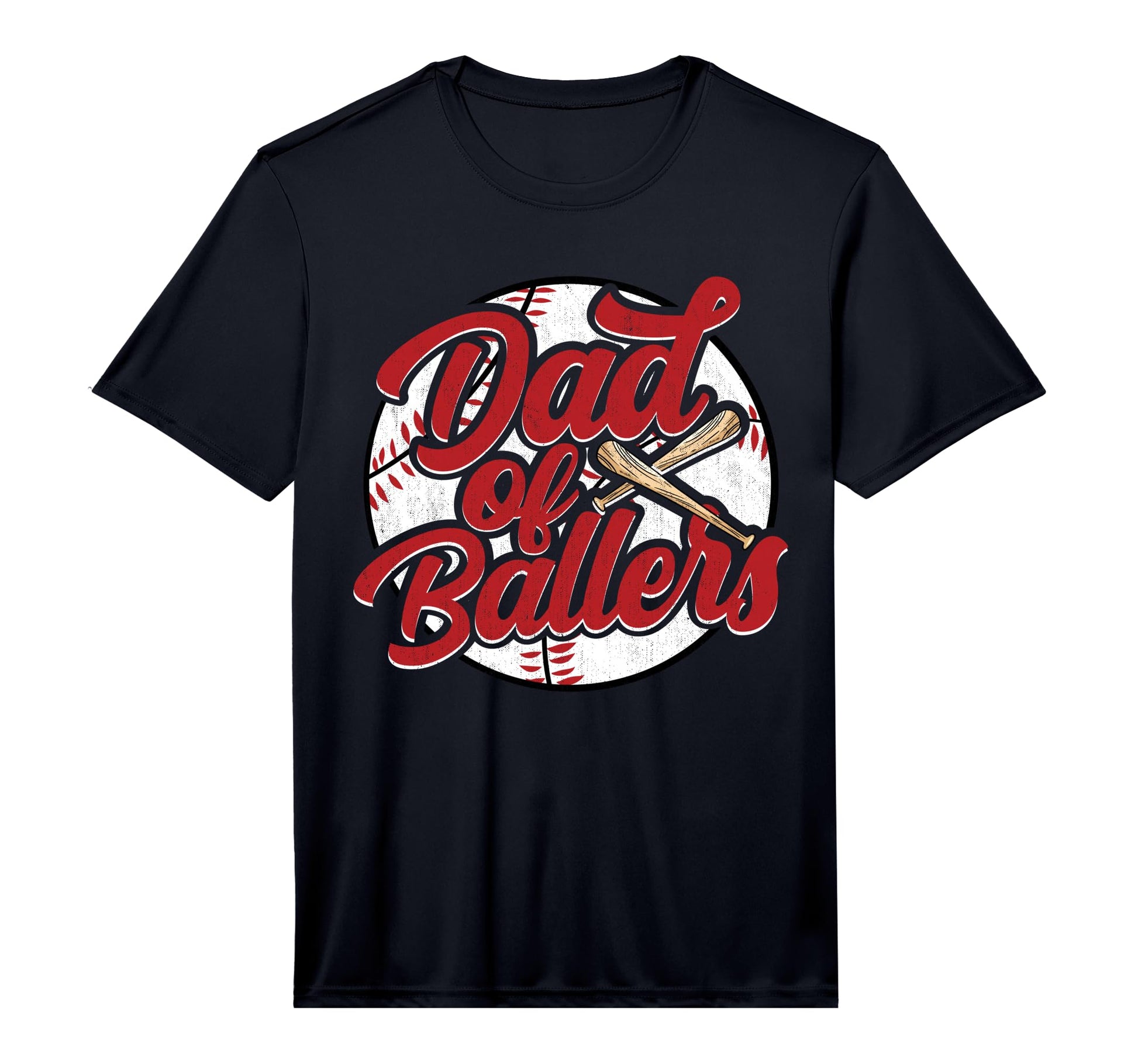 Mens Dad Ballers Funny Baseball T-Shirt - Streetwear Style for Adults - T-Shirt, Sweatshirt, Hoodie