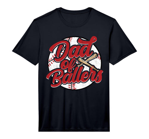 Mens Dad Ballers Funny Baseball T-Shirt - Streetwear Style for Adults - T-Shirt, Sweatshirt, Hoodie
