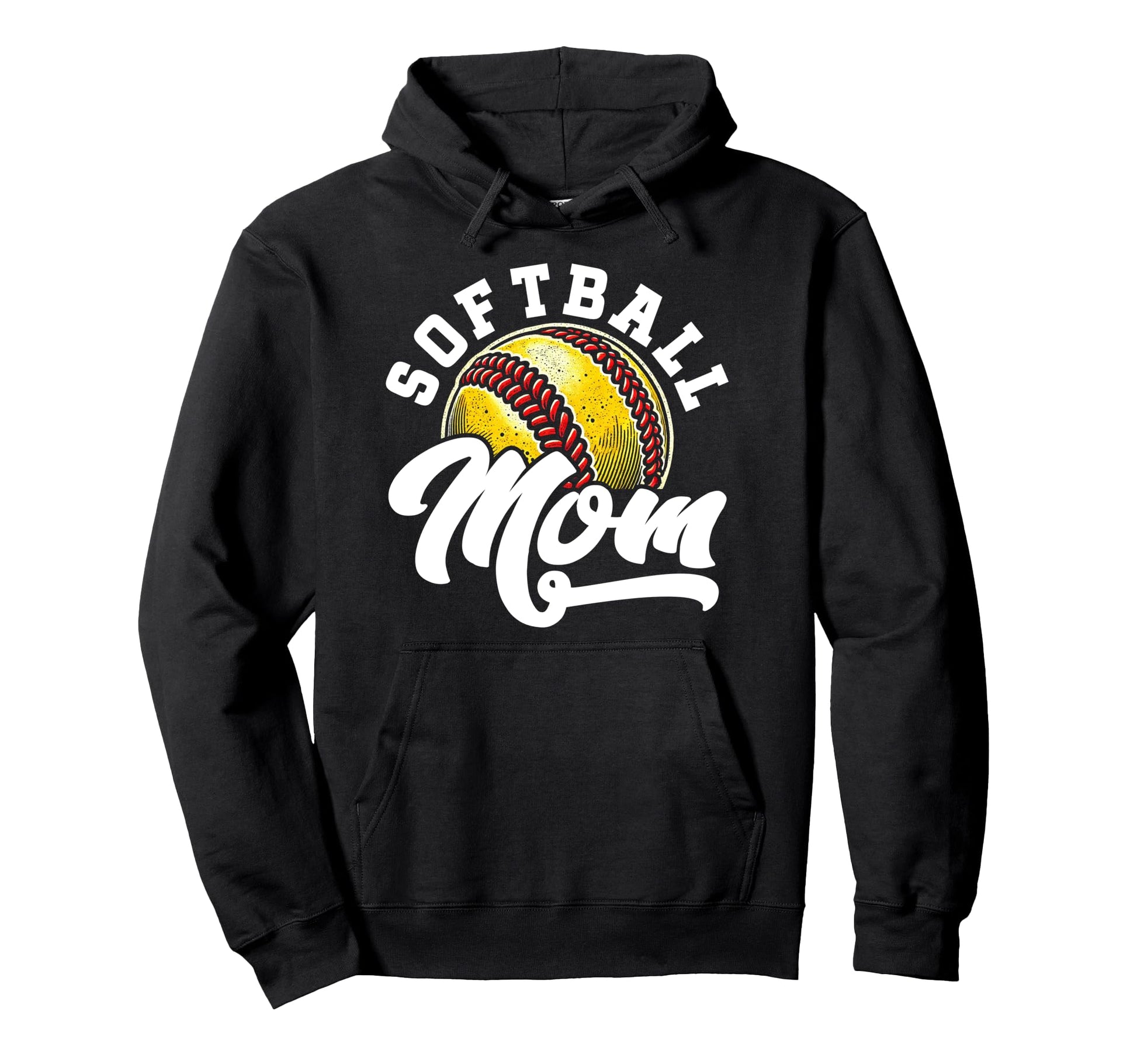 Softball Mom Softball Catcher Pitcher Hoodie - Aesthetic Graphic Unisex - T-Shirt, Sweatshirt, Hoodie